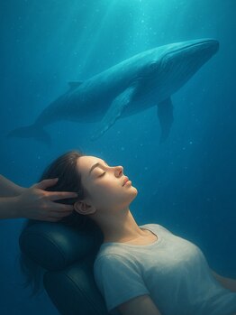 鯨の眠る家/施術中イメージ