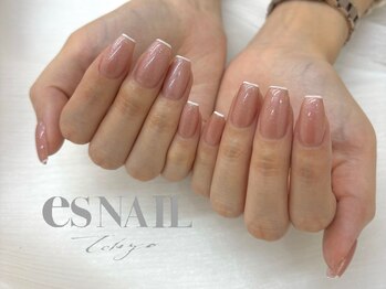 エスネイル 渋谷本店AT公園通り(es NAIL)の写真/芸能人御用達ブランド♪定番ネイルを豊富にご用意!!ニュアンスネイル・綺麗めネイル・くすみカラー等対応！