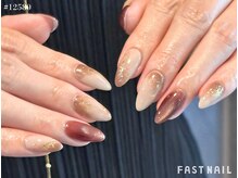 ファストネイル なんばウォーク店(FAST NAIL)/*先着*マグネット×カフェラテ