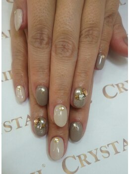 クリスタルネイル 木の葉モール橋本店(CRYSTAL NAIL)/ビジューネイル