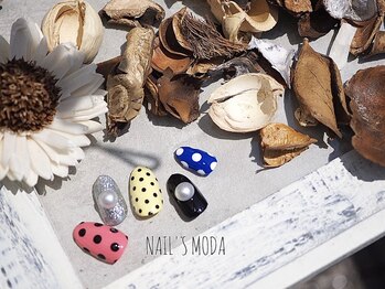 ネイルズ モダ(NAIL'S MODA)/8月の新作2/MOSドット