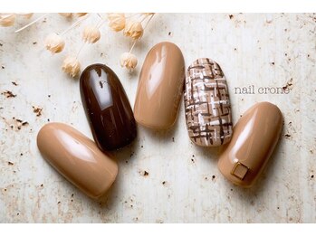 ネイルクローネ(nail crone)/ツイードネイル