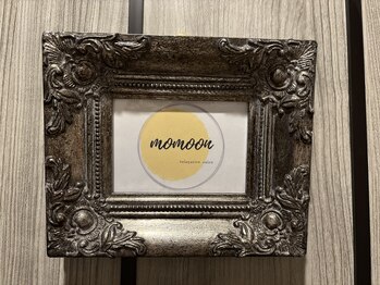 もむーん momoon/可愛い看板作りました