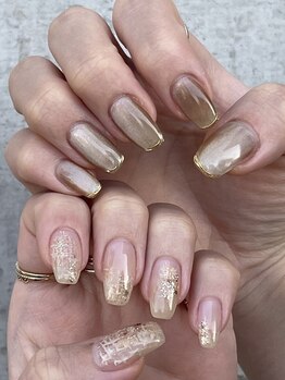 ジョワ(JOIE)の写真/【ご新規様マグネットネイル￥6600☆】うるうる＆キラキラで大人気のマグネットネイルでお手元の印象UP＊