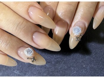 ネイルズ ナスカ(Nails NAZCA)/バラ&クロムパーツ