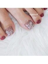 たゆ ネイル(たゆnail)/パラジェルフットツイードネイル