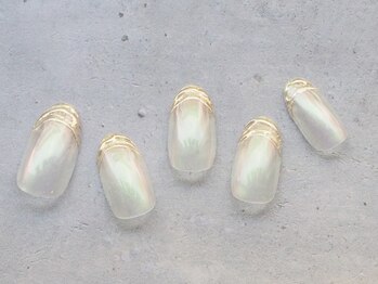 ミンクスタイル 浜松町店/オーロラ×アクセサリーフレンチ