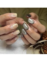 シャルムネイル(charme nail)/アシンメトリーネイル