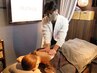 首肩背腰鍼灸45分＋100％天然オイルマッサージ45分【90分】★完全個室22200→