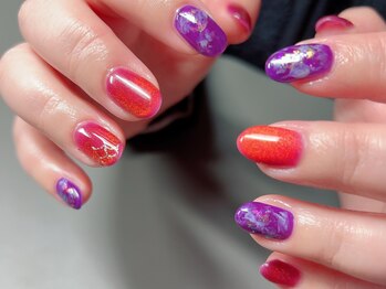 ネイルサロンアンドスクール アイビー(IVY)/マレフィセント♪