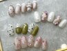 【春のトレンド】大人可愛く！ニュアンスネイル　¥7800