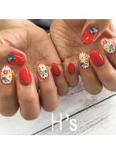 ベベ 伊丹店(BeBe)/刺繍ネイル