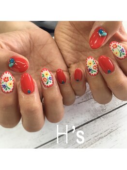 ベベ 伊丹店(BeBe)/刺繍ネイル