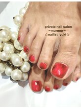 プライベート ネイルサロン マーマ(murmur)/赤ネイル