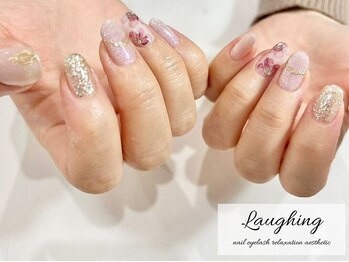 ラフィング(Laughing)の写真/【初回オフ込☆トレンド定額nail¥6800】ハイセンスなスタッフ在籍の実力店!丁寧な施術で仕上がりも大満足♪