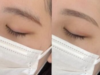 ラッシュアートエス 垂水店(Lash Art S)の写真/「眉の形が決まらない」「左右でバランスが違う」お任せください。プロの技術でお顔立ちにぴったりの眉に。
