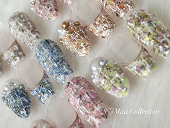 エスミント(S Mint)の写真/*口コミ高評価*【長さだし・スカルプ大歓迎】高技術◎自爪を丈夫にしたい方、長い爪で奥行きあるデザインに