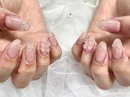 スカルプ/持ち込み/春ネイル