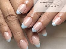ニコ(nico+)/フレンチネイル