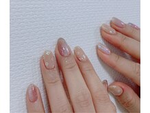 シェリーラメール 渋谷(cherielamer)/flower×magnet nail　￥7680