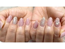 ネイル シスター(nail sister)/シェル×ラメネイル