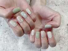 ネイルアンドアイラッシュサロン エスポアール(nail&eyelash salon espoir)/ペールカラーネイル