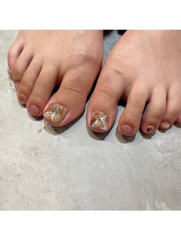 エム(em)/大理石footネイル