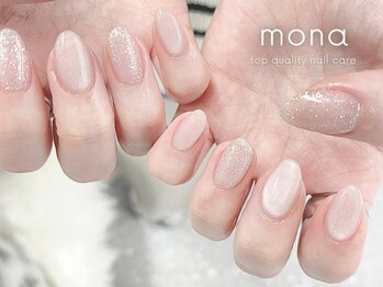 モナ(mona)の写真/【育成カラージェル¥11000】で美爪さん続出♪特許取得ケアでやさしく育てる3ヶ月コースも人気◎