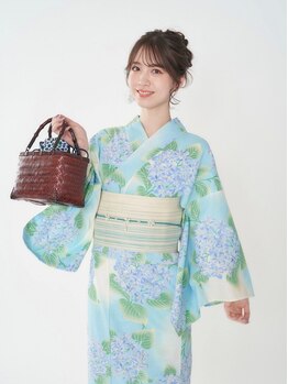 アトリエはるか 名古屋エスカ店の写真/駅ナカ、手ぶらで簡単レンタル♪【大好評☆予約受付中！浴衣レンタル、持ち込み着付けのご案内】