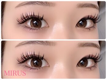 ミルス アイビューティー 横浜西口店(MIRUS EyeBeauty)/上下エクステ♪