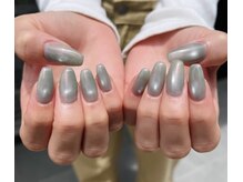 ハズグラスネイル(Haze Grass nail)/マグネットネイル