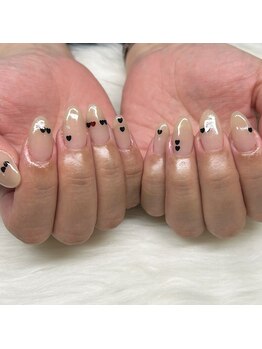 ハートホロネイル