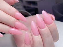 メオネイル(MEO NAIL)/チップ長出しビンクネイル
