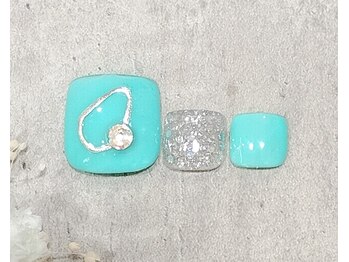 ヘルシーネイルサロン マリアール オーロラタウン店/フットジェル定額スタンダード