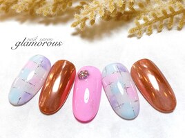 《パラジェル》上品ミラーネイル