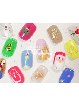 手描きアートが得意なサロン