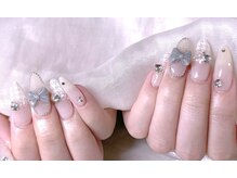 エムズ ネイルサロン(M2)/ホワイト千鳥