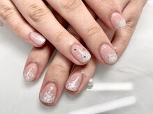 ネイルネージュ 錦糸町(Nail Neige)/ラメグラ(ベース/パーツ追加)