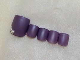 シンプルフットネイル¥9200