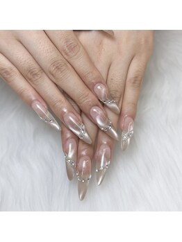 ダーリン(Darling)の写真/当サロンこだわりの高技術で長さ出しも◎美フォルム/上質な艶感/モチの良さ/爪のお悩みに沿って丁寧に施術!