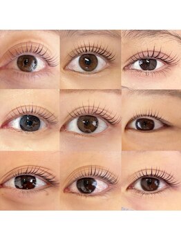 アイラッシュ ティル(eyelash till)の写真/時間が経ってもヨレずに綺麗な上向きカールを徹底キープ！横顔まで可愛いが続くサロン