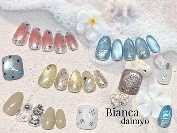 ビアンカ 天神大名店(Bianca)の写真/《シンプル～トレンドデザイン、豊富にご用意♪》初回オフ無料/カラーチェンジ◎ネイルをお得に楽しめる☆