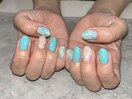 ミラーネイルでツヤ感UP☆