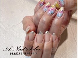 ガラスフレンチ×flower