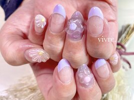 フラワー/ぷくぷく/粘土ジェル