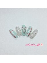 ネイルサロン 優/グリーンチェック