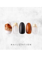 ネイルステーション ルミネ新宿1店(NAIL STATION)/キラキラネイル／パラジェル