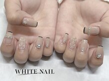 ホワイトネイル(WHITE NAIL)/持ち込み/キルティングネイル