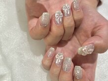 ネイルサロン プルミエール 錦糸町店(premiere)/リボンネイル