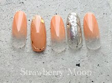 サロンストロベリームーン(Salon Strawberry Moon)/春カラーネイル　￥6980